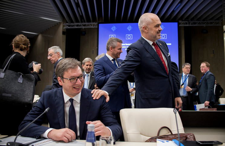 FOTOT/ Rama- Vuçiç, takim të përzemërt në Samitin e BE në Sofje