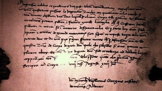 Faksimile/ Letra e rrallÃ« e NÃ«nshkruar nga dora e SkÃ«nderbeut