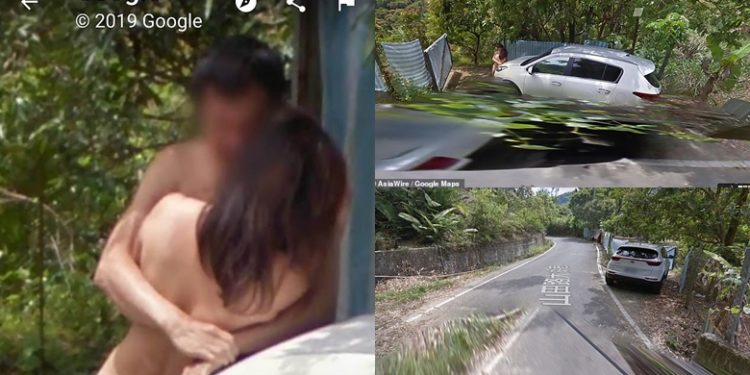 FOTO/ Siç i ka bërë nëna, çifti kapet mat nga Google Maps në momente intime